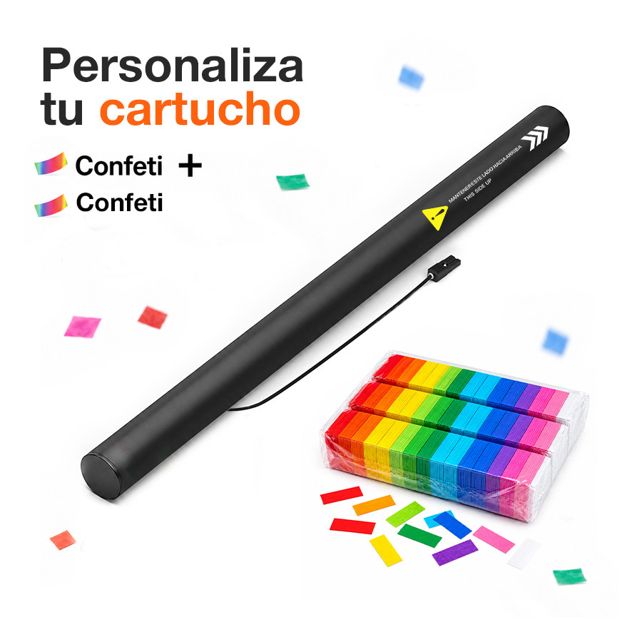 Personaliza tu Cartucho Eléctrico 80: Confeti + Confeti Personalizable