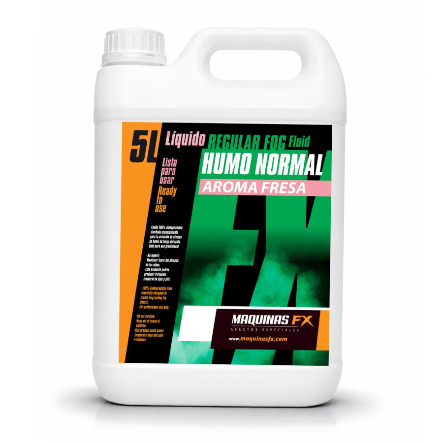 Liquido de humo - Aroma Fresa (5 litros)