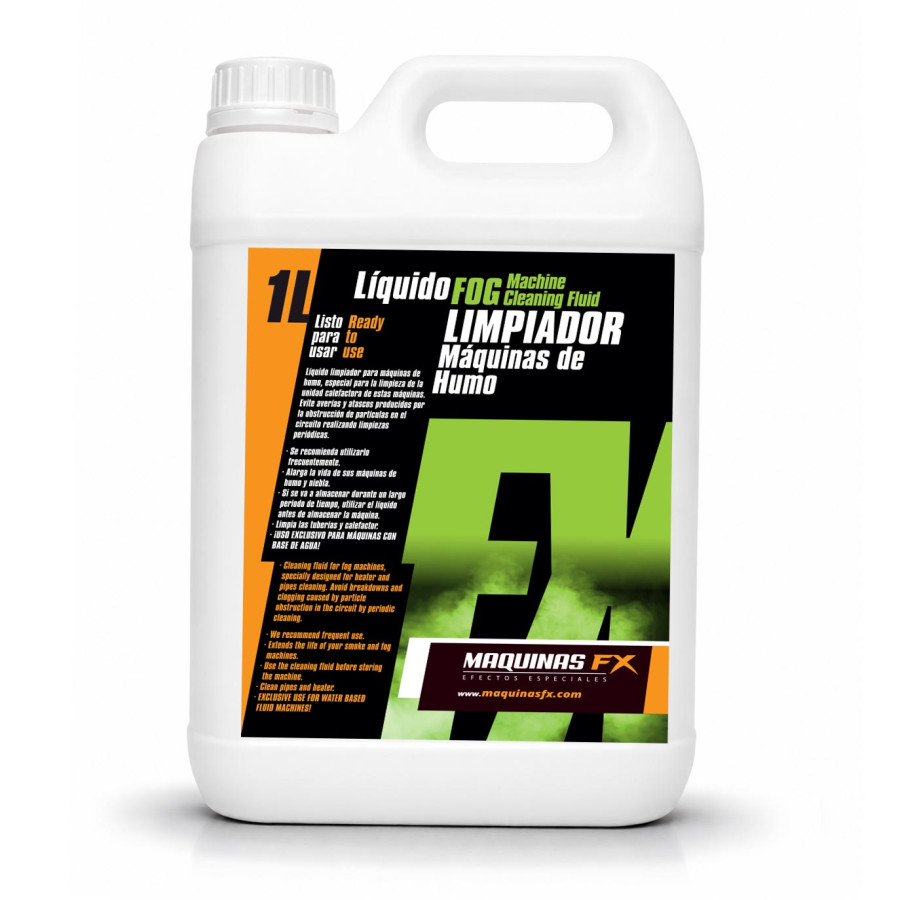 Liquido Limpiador Máquinas Humo (5 L.)