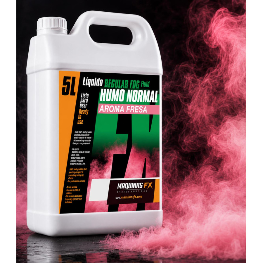 Liquido de humo - Aroma Fresa (5 litros)