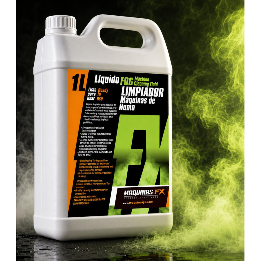 Liquido Limpiador Máquinas Humo (5 L.)