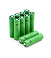 Pack of 10 Rechargeable 18650 Batteries