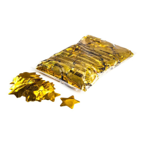 Confeti metalizado estrellas oro