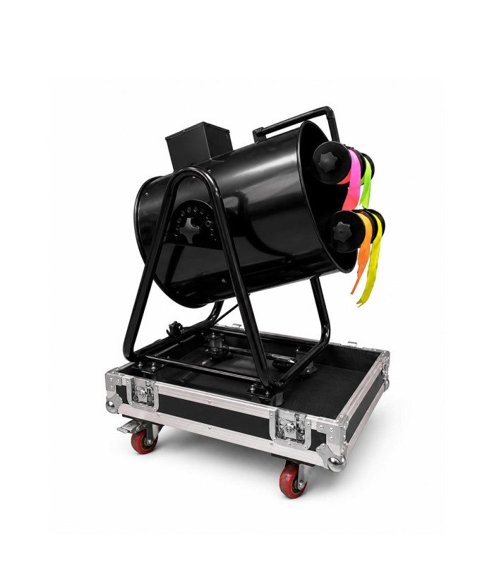 Jumbo streamer cannon