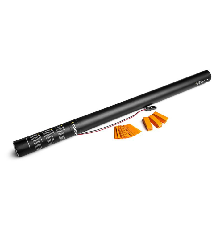 Cartuchos eléctricos 80 cm confeti naranja