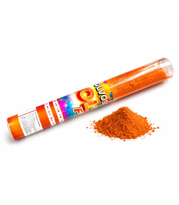 Cartucho manual 40cm polvos HOLI FX Naranja