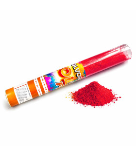 Cartucho manual 40cm polvos HOLI FX Rojo