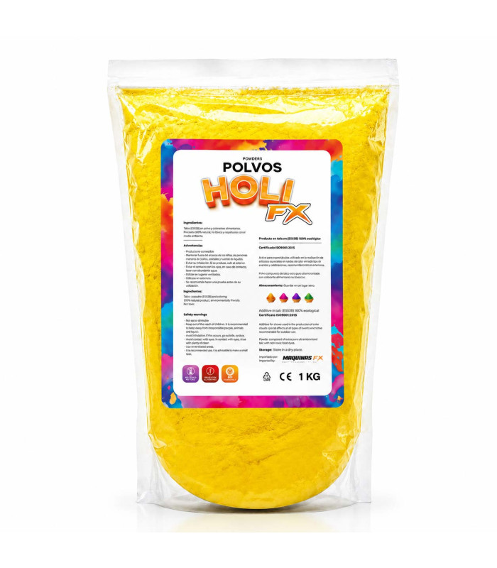 Bolsa Polvos HOLI FX Amarillo 1Kg