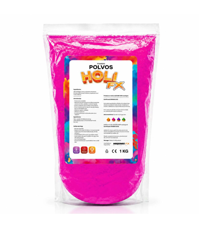 Bolsa Polvos HOLI FX Rosa 1Kg