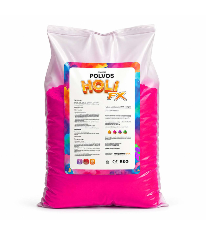 Saco Polvos HOLI FX Rosa 5Kg