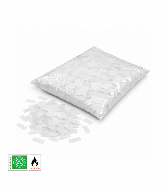 Biodegradable White Water-Soluble Confetti