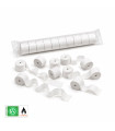 Serpentina papel 10 m. x 5 cm. blanca Biodegradable