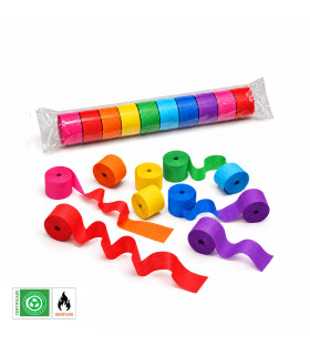 Serpentina papel 10 m. x 5 cm. multicolor Biodegradable