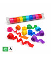 Serpentina papel 10 m. x 5 cm. multicolor Biodegradable