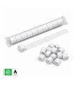 Serpentina papel 20 m. x 5 cm. blanca