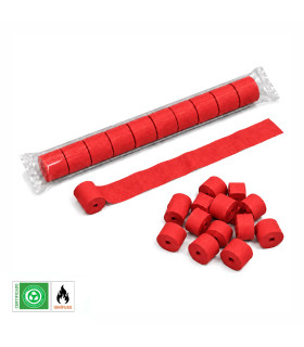 Serpentina de papel 20 m. x 5 cm. roja