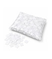 Biodegradable white square paper confetti