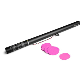 Cartuchos eléctricos 80 cm confeti pétalos rosa