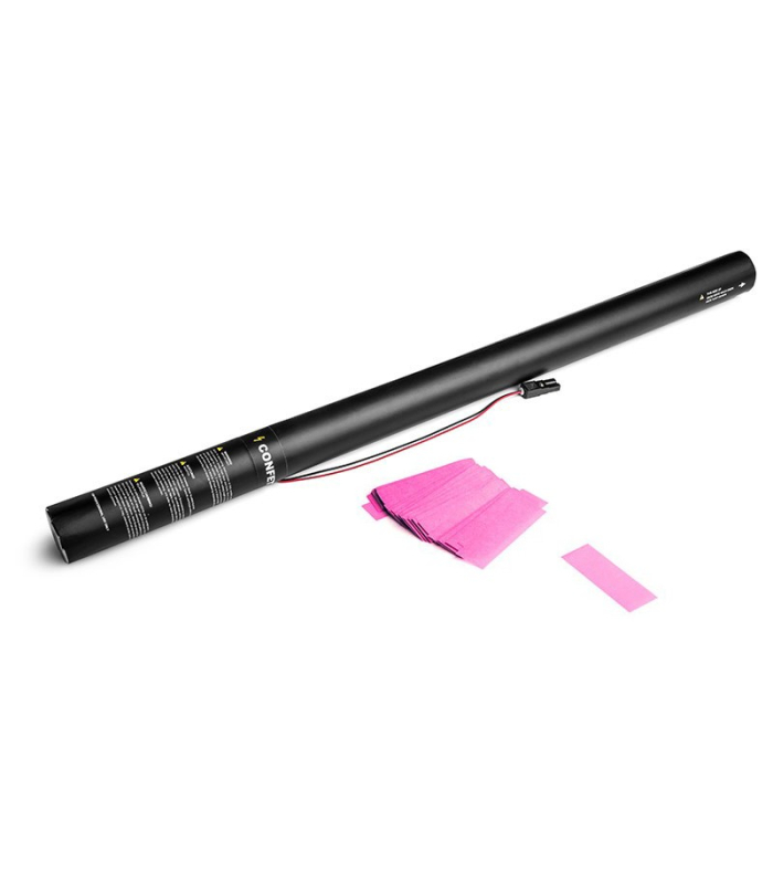 Cartucho Eléctrico 80 Cms Confeti Fluor Rosa
