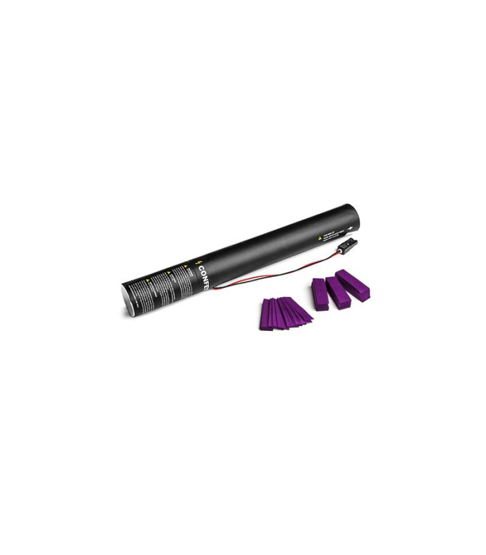 Cartucho Eléctrico 40 Cms Confeti Morado