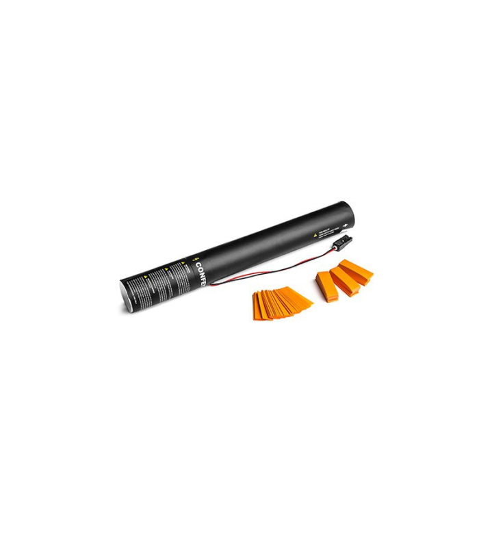 Cartucho Eléctrico 40 Cms Confeti Naranja