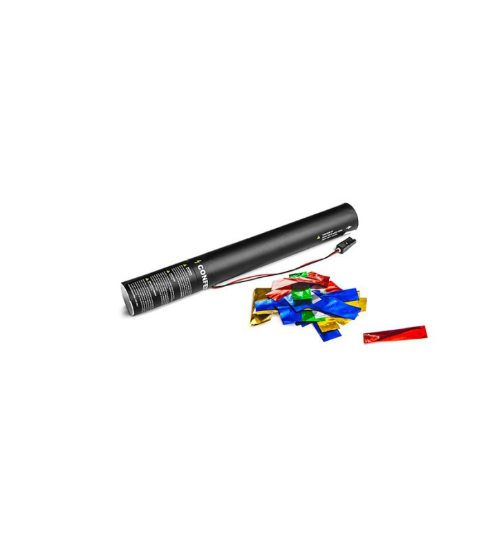 Cartucho Eléctrico 40 Cms Confeti Multicolor Metal