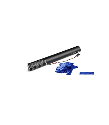 Cartucho Eléctrico 40 Cms Confeti Azul Metal