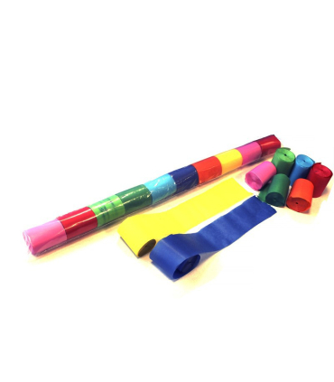 Serpentina papel 20m.x 5cm. multicolor