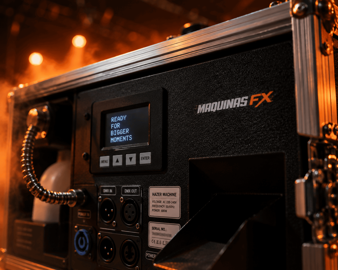 Máquina Hazer profesional para iluminación escénica y eventos