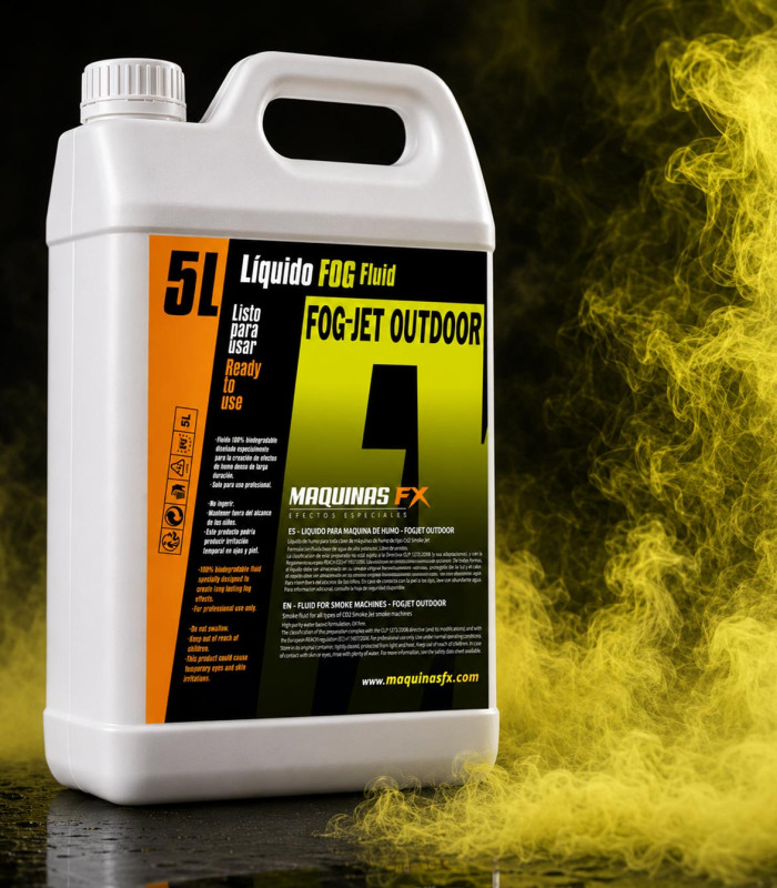 Líquido FOG-JET Outdoor para MOKA Fog Jet X20