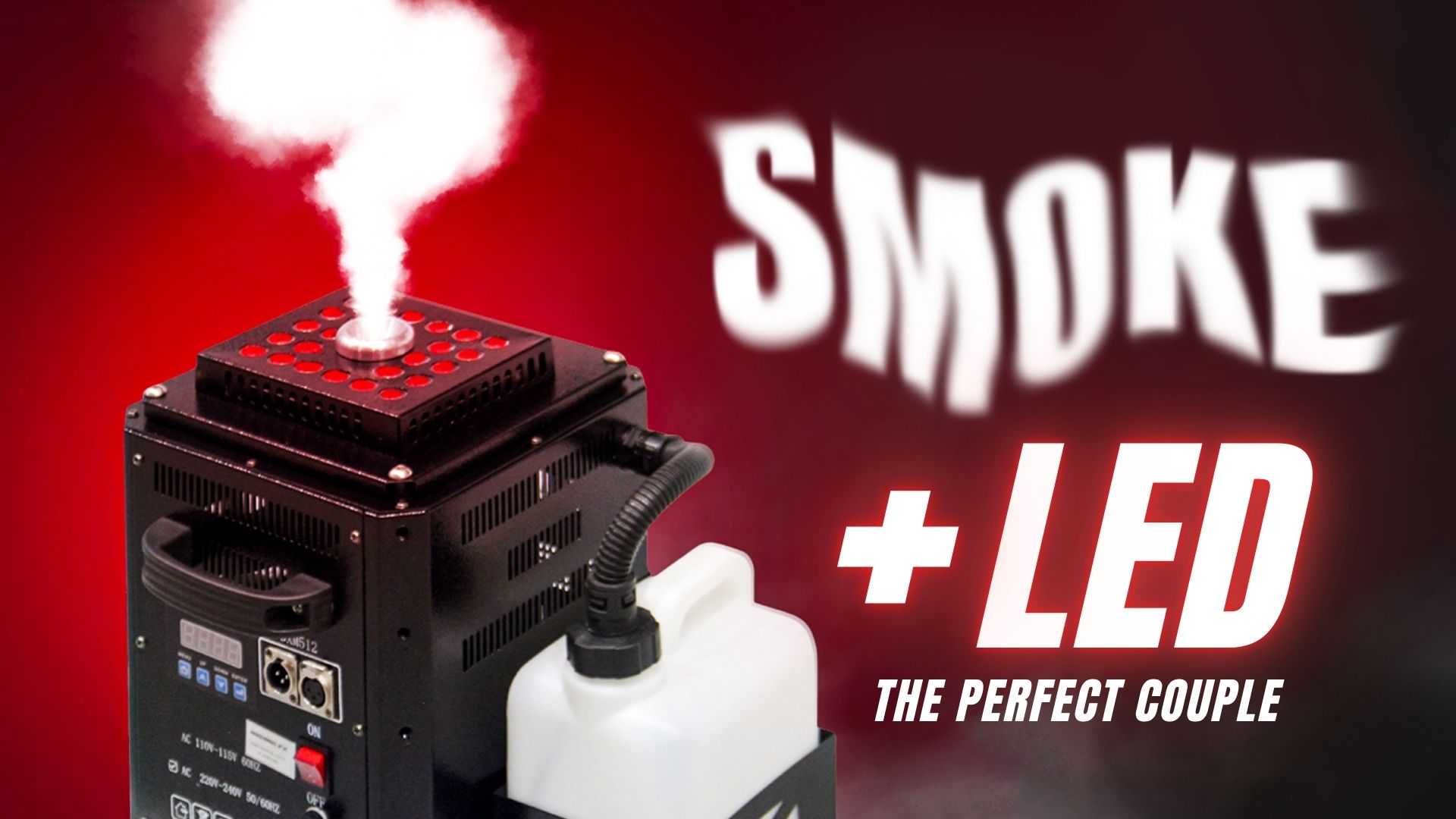 Led Smoke Rings Smoke y LED, the perfect combination of effects