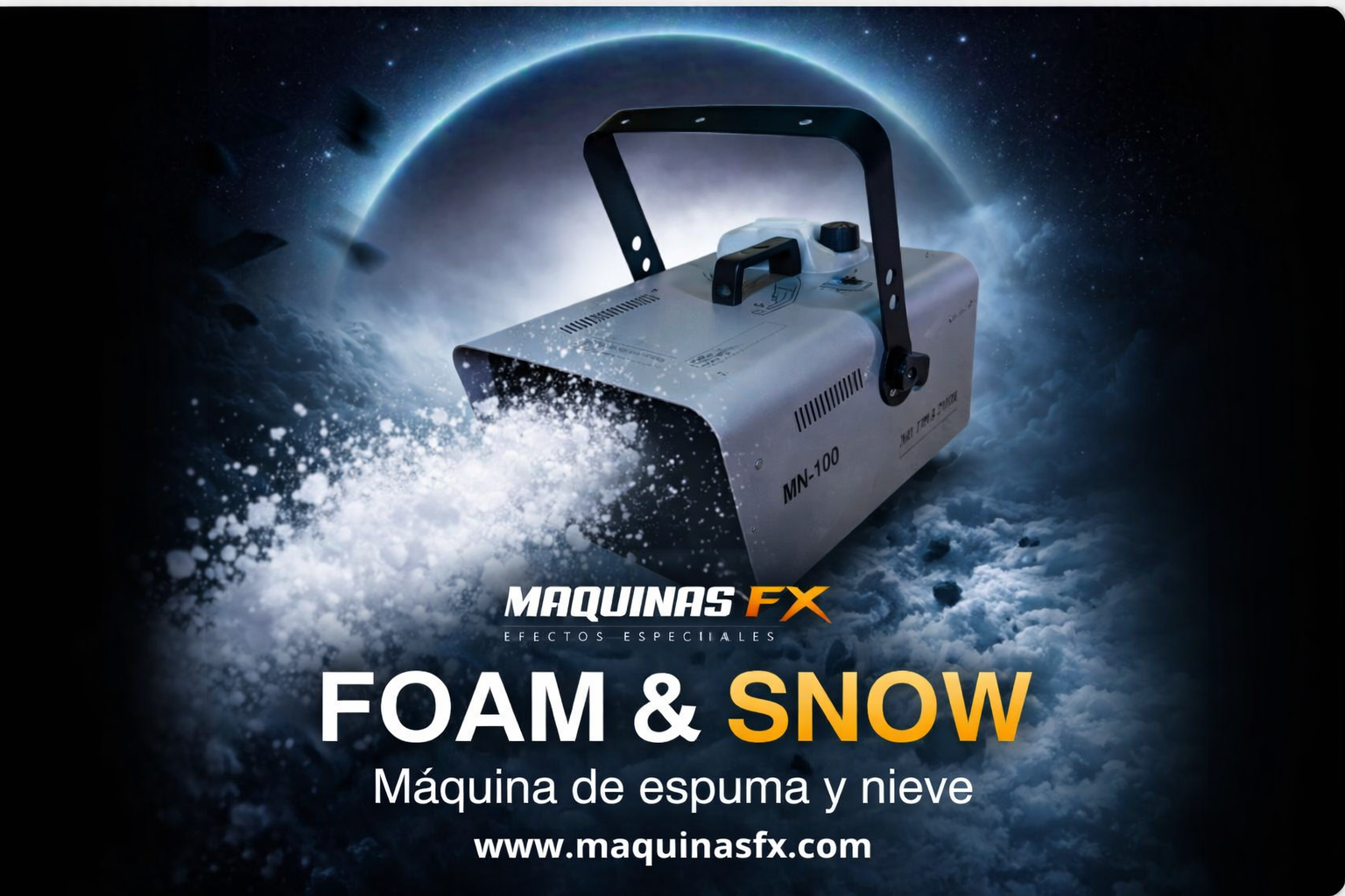 Cañón de nieve para grandes eventos