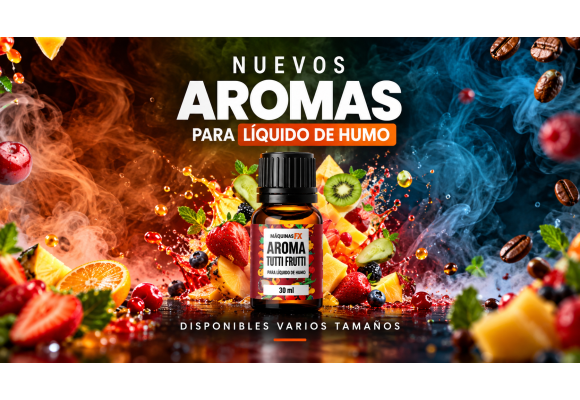 Descubre los nuevos AROMAS para líquidos de humo de Máquinas FX