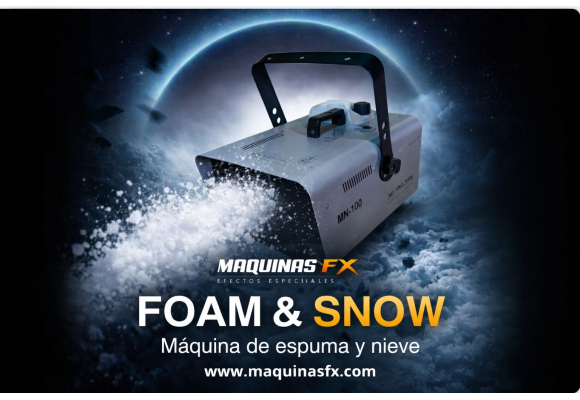 Cañón de nieve para grandes eventos: potencia y alcance