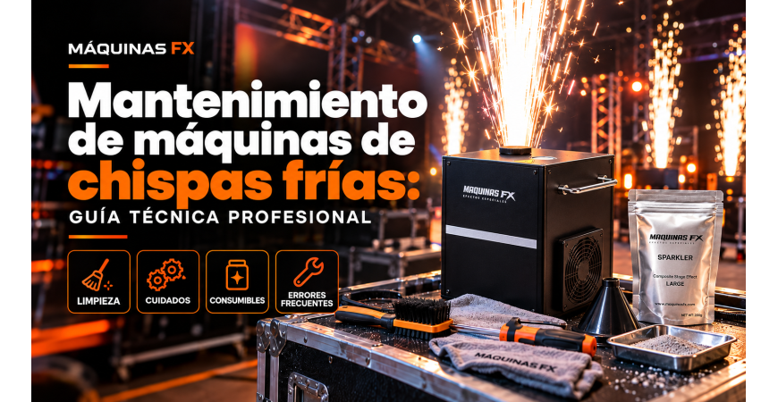 Mantenimiento de máquinas de chispas frías: guía técnica profesional