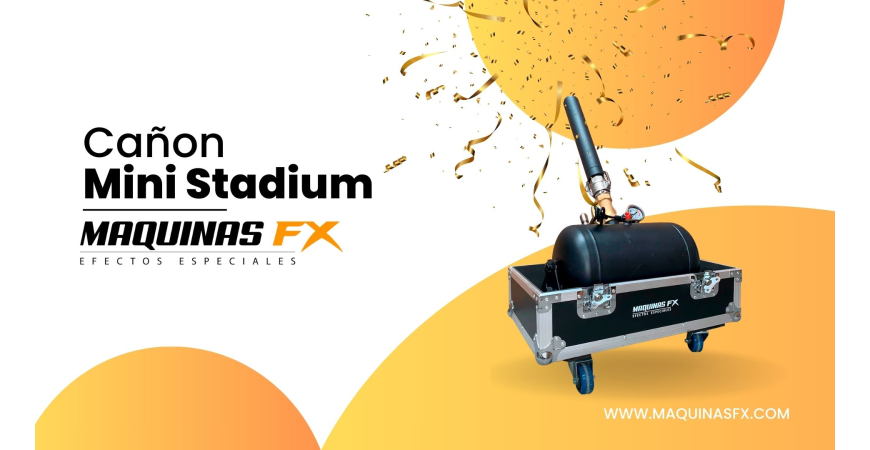 DESCUBRE EL CAÑÓN MINI STADIUM: LA MÁQUINA IDEAL PARA TUS EVENTOS