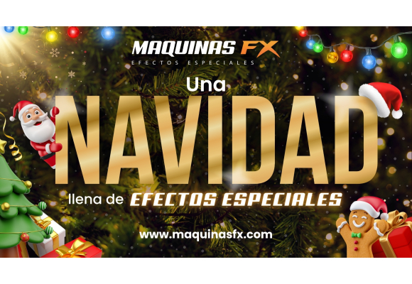 Máquinas de Nieve y Confeti para Crear Magia en Navidad con Maquinas FX