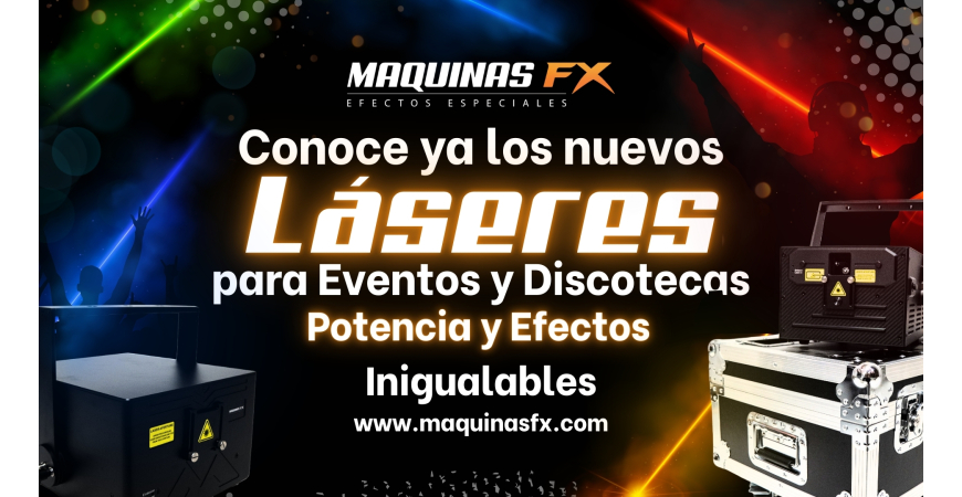 Láseres RGB para Eventos y Discotecas: Potencia y Efectos Visuales Inigualables