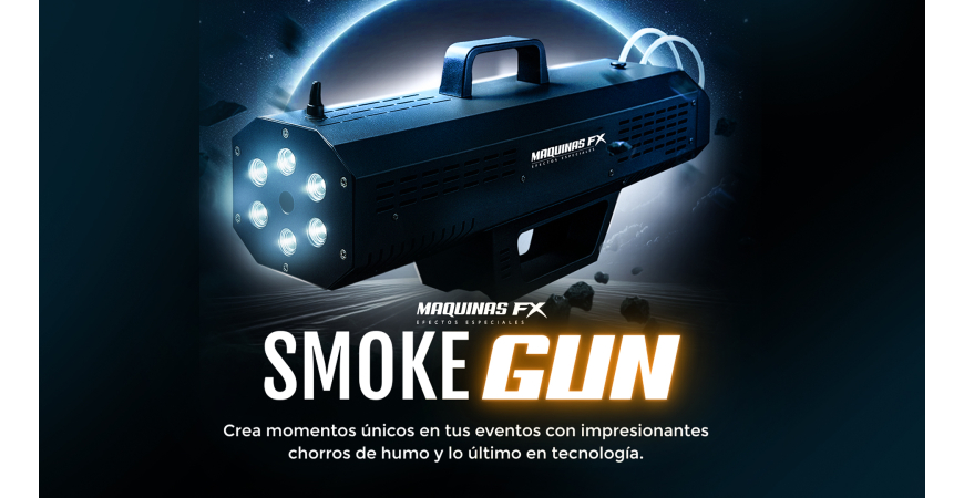 Smoke Gun: La pistola de humo eléctrica que revolucionará tus eventos